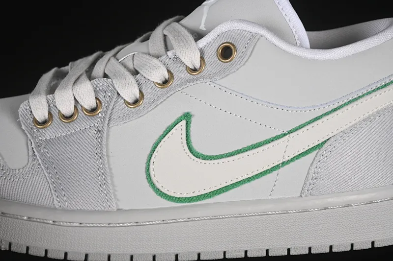 All categories Air Jordan Jordan series basketball shoes Air Jordan 1 Low Air Jordan 1 Low "Dongdan" AJ1 Joe 1 weaving gray low-top cultural casual sneakers IH3369-077